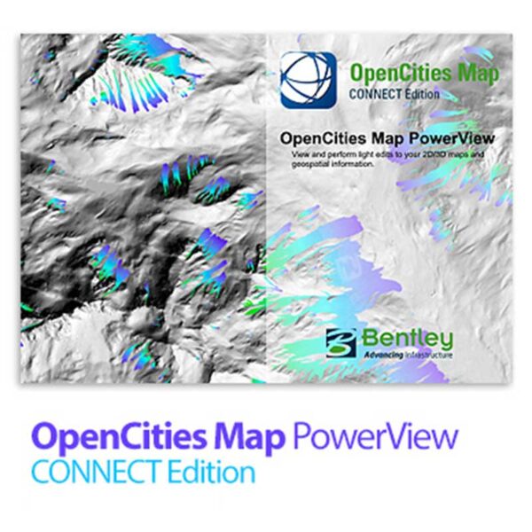 نرم افزار نقشه برداری OpenCities Map PowerView