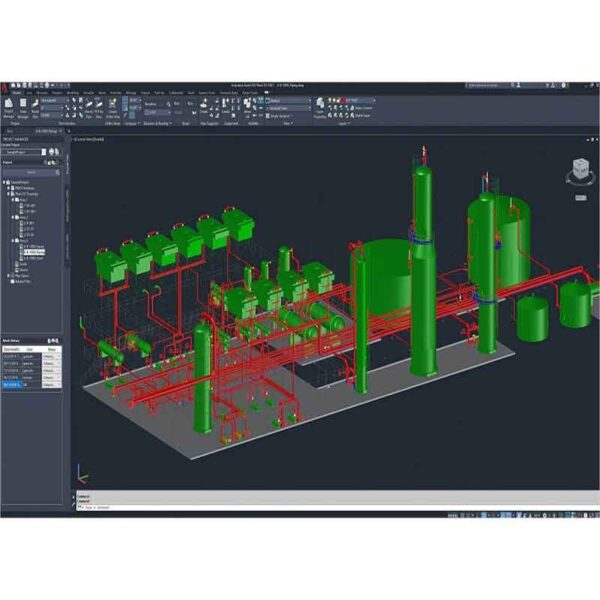 نرم افزار نقشه برداری Autodesk AutoCAD Plant 3D