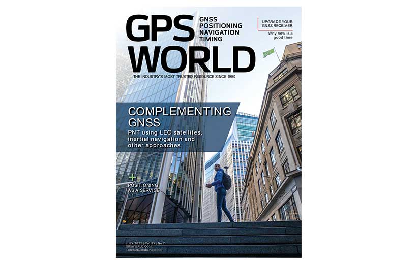 مجله نقشه برداری GPS World July 2022