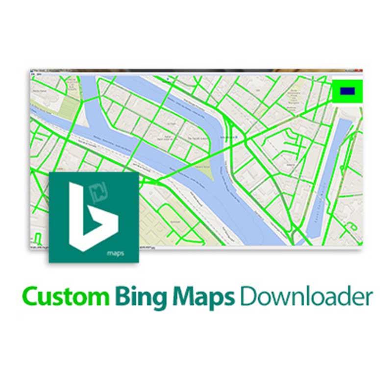 نرم افزار نقشه برداری Bing Maps Downloader