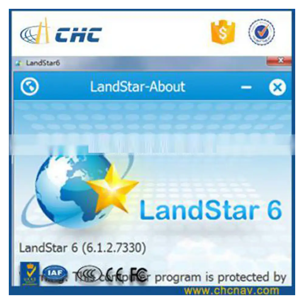 نرم افزار نقشه برداری CHC LandStar 6
