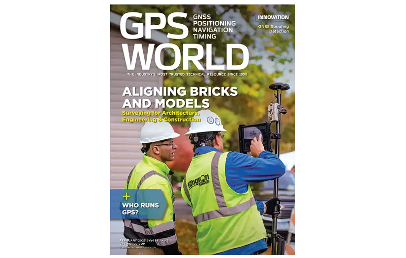 مجله نقشه برداری GPS World February 2023