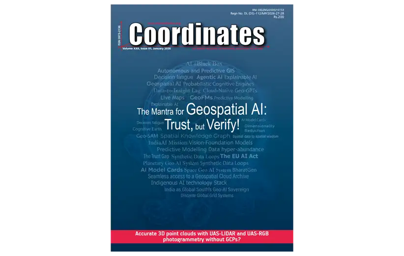 مجله نقشه برداری Coordinates